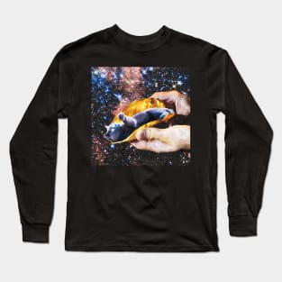 Taco Cat in Space Painting Graphic T-Shirt Long Sleeve T-Shirt